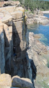 Me, right at the crux.